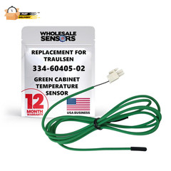 Replacement Traulsen 334-60405-02 Green Cabinet Temperature Sensor 74″, 24 Mont