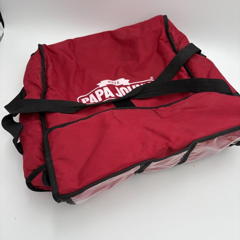 Official Papa Johns Hot Insulated Delivery Dash Eats Driver 4+ Pizza Bag Carrier