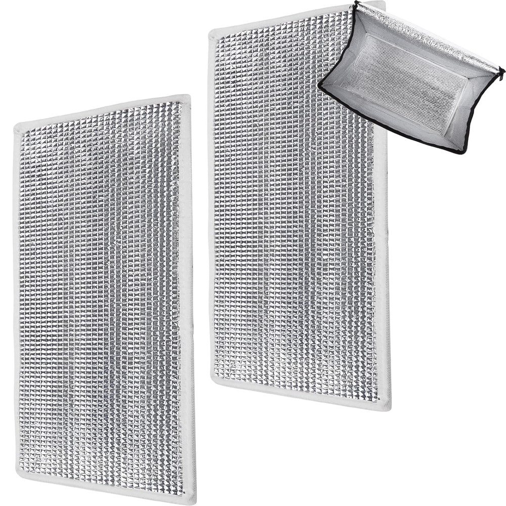 2PK Removable Hard Bottom for 16″ W X 9″ D Bag, X-Large Insulated Plate for Reus