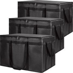 1-Pack Insulated Reusable Grocery Bags X-Large Insulated Food Delivery Bag