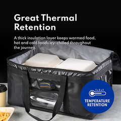 1028683 Commercial Quality Insulated Food Delivery Bag Half-Size, 12″ W x 11.5″