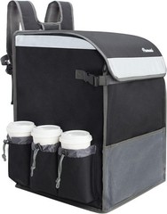Food Delivery Backpack, Insulated Food Delivery Bag with 6 Cup Holder, Reusab…