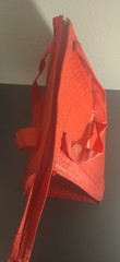 Doordash Red Food Delivery Insulated Bag Zipper