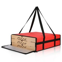 Insulated Pizza Delivery Bag, 20″ x 20″ x 6″ Pizza Warmer Bags for Carry Hot,…