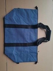 Insulated Grocery Cooler Food Large/Blue-with Zipper, Zipper