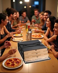 Insulated Pizza Delivery Bag Warmer Bags for Carry Hot Large Size for Door Dash