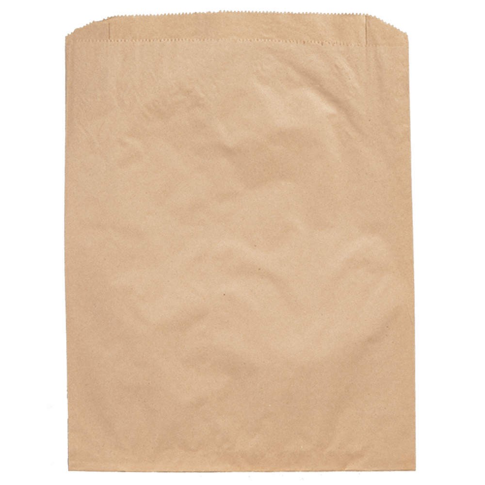 GRAINGER APPROVED 14888 Merchandise Bag,Brown,PK500 12R136