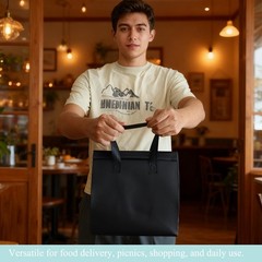 50Pcs Insulated Lunch Bags Disposable Cooler Thermal Grocery Takeout Bag for …