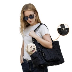 Dog Purse Carriers for Small Dogs and Cats Up to 10 lbs,Puppy Carrier with Po…
