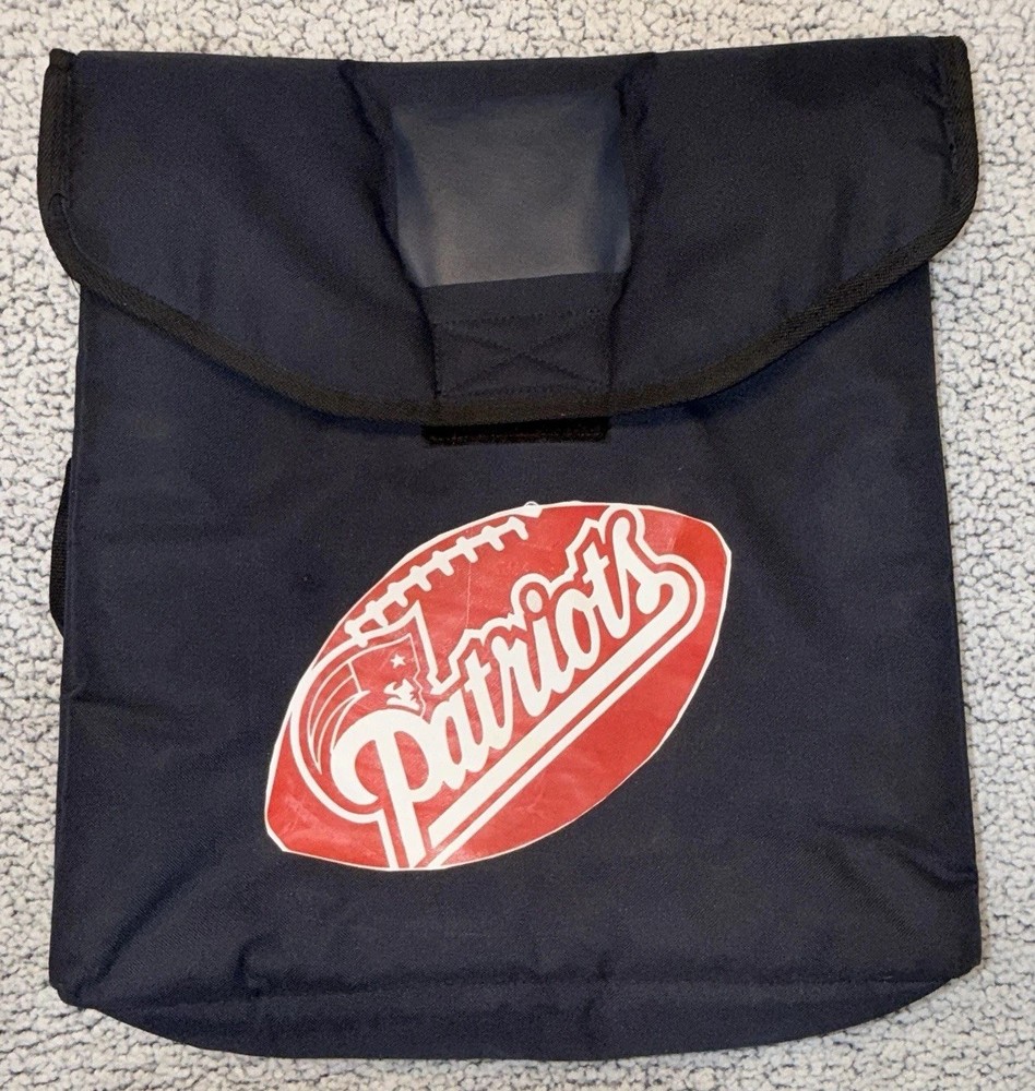 Domino’s Pizza Food Delivery Bag Insulated Thermal New England Patriots Edition