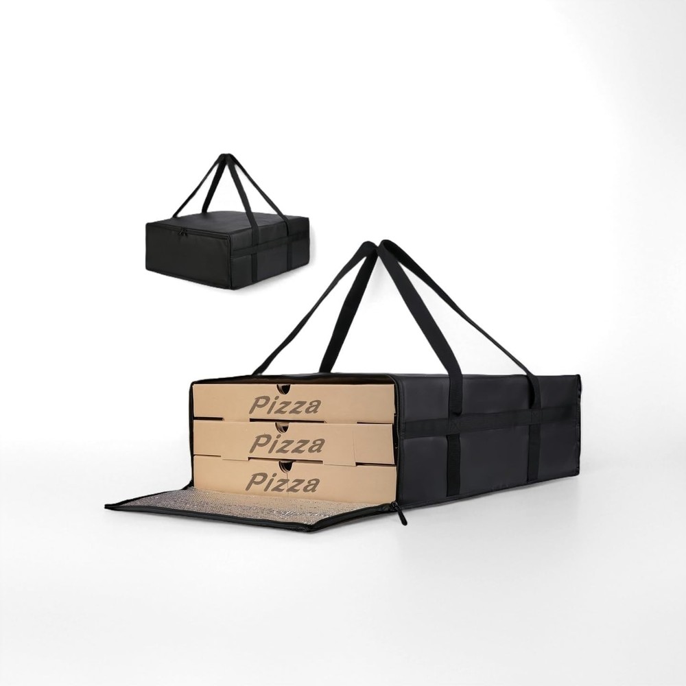 2 Pcs Insulated Pizza Delivery Bag for Door Dash, 20″ x 20″ x 6″ Pizza Warmer…
