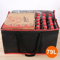 Bodaon Insulated Food Delivery Bag for Hot and Cold Meal, XXX-Large Grocery Tote