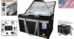 Insulated Food Bag with YKK Closure – Versatile for Hot & Cold Transport