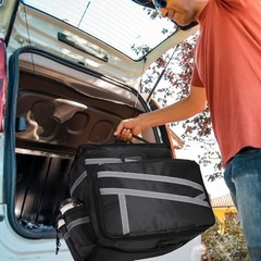 Expandable Insulated Food Delivery Backpack — Large Waterproof Catering Bag with