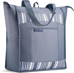 Chillout Soft Cooler Bag, Large Reusable Insulated Grocery Bag with Zippered Top
