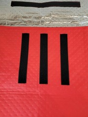 Doordash Delivery Red Insulated Pizza Carrier 2 Pizza Capacity