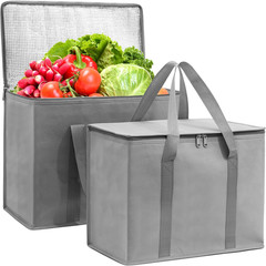 Carrywell (Not Made in China) Insulated Reusable Grocery Bags, Catering and Deli