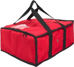 Insulated Food Delivery Bag | 20×20 Pizza Bags for Delivery, Zippered with Ve…