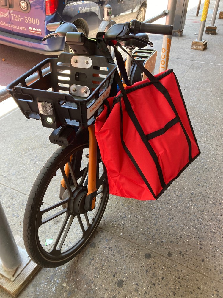 waterproof Insulated Pizza Delivery Bag Food Bag for ebike motorcycle moped