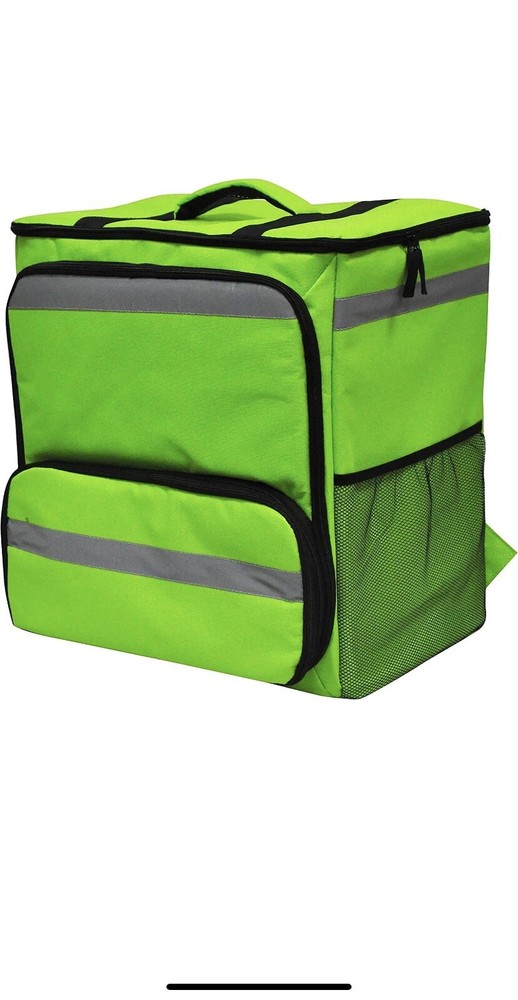 60L Insulated Food Delivery Backpack Bag( Green Color)
