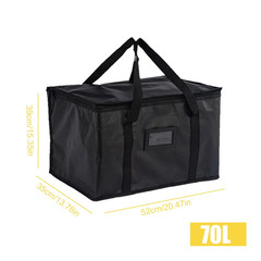 Large Insulated Food Delivery Bag Pizza Thermal Cooler Portable Storage Bag