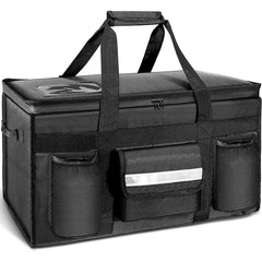 80 Qt. Extra Large Insulated Cooler Bag for Food Pizza Delivery Leak-Proof Water