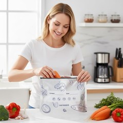 Reusable Foil Storage Ten of each size (large, medium, and small), silver
