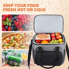 Food Delivery Backpack Insulated Pizza Bag 2 Cup Holder 78.5×78.5 In Blanket
