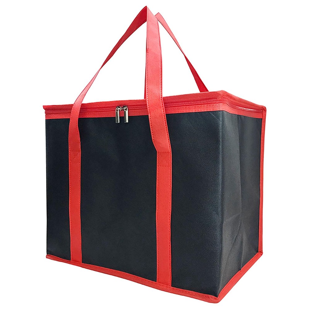 Pizza Delivery Bags, 16 Inch x 13 Inch x 10.2 Inch 2 Layer Non Woven Fabric a…