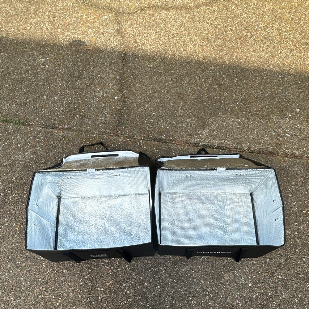 The Fresh Market Insulated Foldable Thermal Bags — 2 available