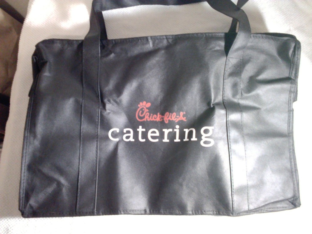 Chick Fil A Catering Tote Bag Lightweight ( black) Good for Beach Towels
