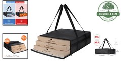 Zipper Closure Insulated Grocery Bag, Versatile for Meal and Beverage Transport