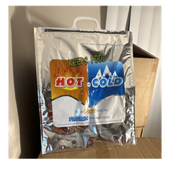 Insulated Thermal Food Delivery Bag Hot Cold Reusable Leakproof Pack of 3