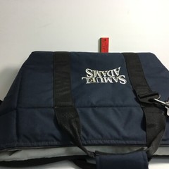 Samuel Adams Insulated navy blue Tote Bag w handle and removable shoulder strap