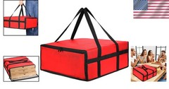 Insulated Pizza Carrier Large Delivery Bag Food Bag 20×20 for Delivery