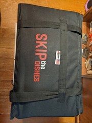 Sterno Black 13 x 22 x 14 Deluxe Insulated Food Bag Carrier Skip the Dishes