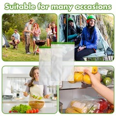 TAINESS Odor Proof Food Storage Bear Bags Reusable One Size, 11.7×19.5in-2p