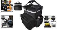Food Delivery Backpack, Expandable Insulated Food Delivery Bag for Grocery Bike