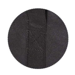 Black Pizza Delivery Bag 16x13x10.2 Inch 2 Layer Non Woven Thermal Insulation