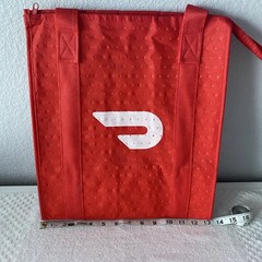 Official Doordash Orange Insulated Hot Cold Food Carrying Bag with Zipper