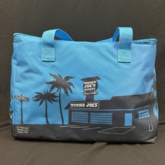 Trader Joes Insulated Tote Bag Teal 8 Gallon Reusable Shopping Cooler LARGE