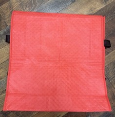 DoorDash Door Dash DD Red Insulated Hot Pizza Bag With Handles 19x19x5