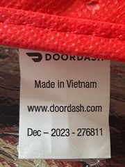 DOORDASH Thermal Insulated HOT/COLD Food Delivery Pizza Bag-FAST FOOD MUST-HAVE