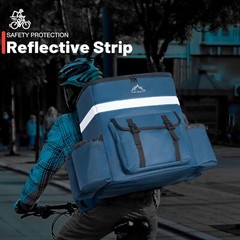 Food Delivery Backpack, Insulated Bags for Bike, Large Pizza Delivery Bag for HO