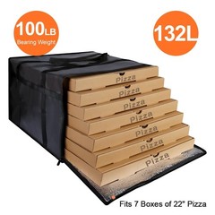 Large Insulated Pizza Delivery Bag — 24x24x14 inch