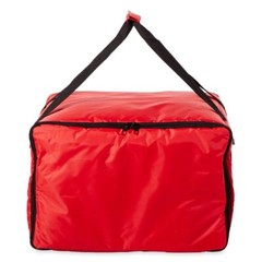 STAIN / WATER RESISTANT Insulated Food Delivery Bag/ CATERING BAG/RED.