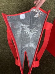2 Doordash Insulated Hot/Cold Delivery Bags Double Handle Zip Closure Fast Food