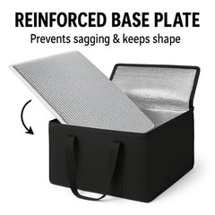 musbus Additional Bottom Plate 2-Pack XXXL Insulated Food Delivery Bag Cooler…