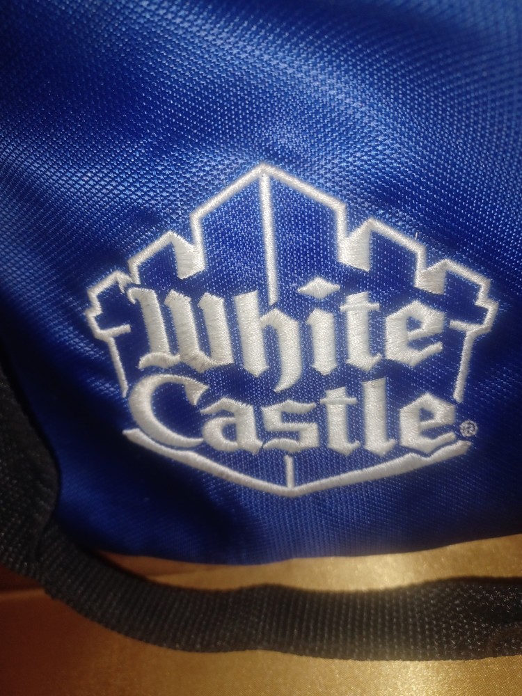 Lg. White Castle Thermal Insulated Cooler Bag/Food Transport, Shoulder Strap…