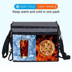 32L Insulated Bag for Pizza XL 16.5″x11.4″x11.8″ Insulated Thermal Bag